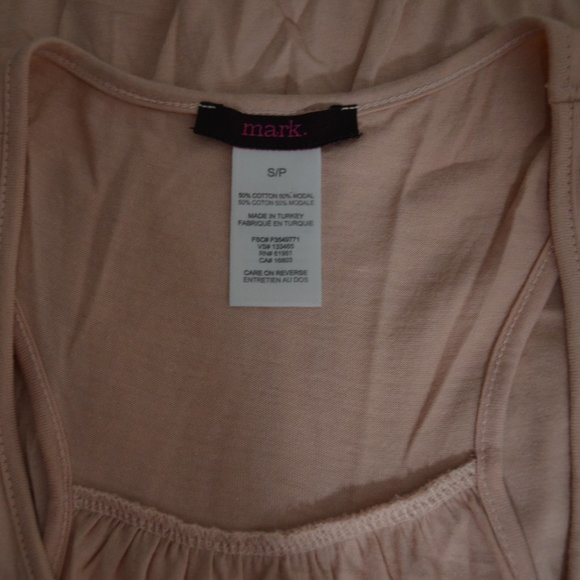 Mark. Racerback Tank with Front Sequin Stripe - Picture 8 of 9